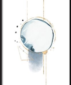 Plakát s akvarelovými vzory 2