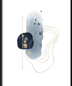 Plakát s akvarelovými vzory 3