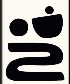 Geometrický umělecký plakát 1