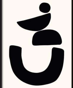 Geometrický umělecký plakát 3