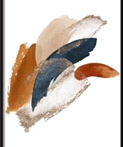 Zlatý granát abstrakce plakát