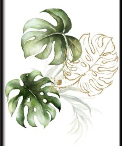 Tropické Listy Kytice Plakát 2