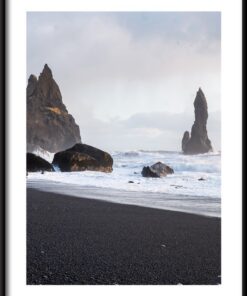 Plakát sopečné pláže