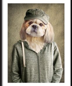 Plakát Pes v teplákové soupravě