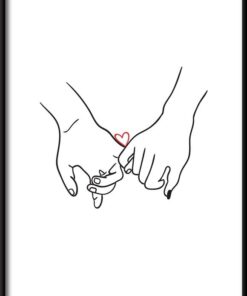 Plakát se sepjatýma rukama