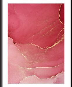 Abstraktní růžové pozadí plakát