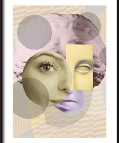 Současné umění koláž plakát 2