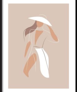 Žena v lineárním stylu