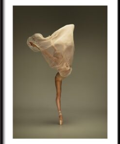 Balerína tančící plakát