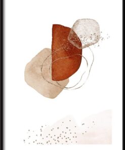 Abstraktní zlaté prvky plakát 2