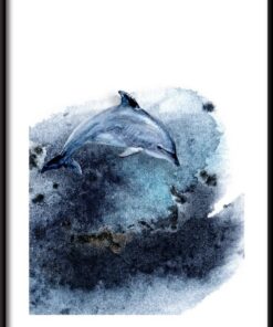 Plakát Delfín v oceánu