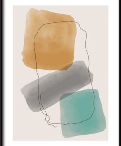 Minimalistické vzory plakát 3