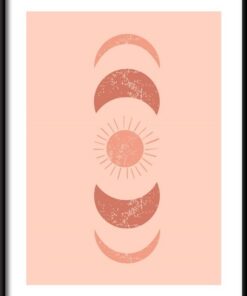 Plakát fáze měsíce