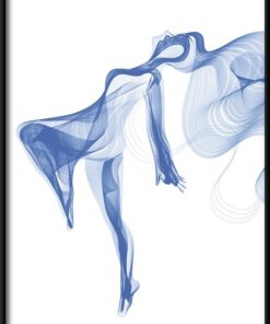 Abstraktní tanečnice plakát