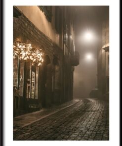 Plakát ulice v Citta Alta