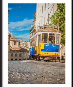 Žlutá tramvaj 28, plakát Lisabon