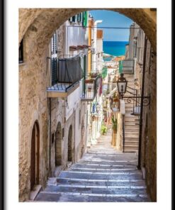 Plakát poloostrov Itálie Gargano