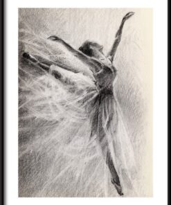 Plakát Balerína ve skoku