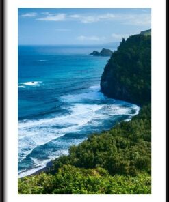 Plakát na pobřeží Tichého oceánu