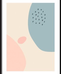 Doodle tvary a objekty plakát