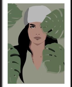 Africká černá dívka