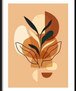 Abstraktní kompozice plakát