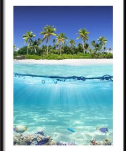 Tropický ostrov plakát