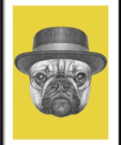 Francouzský buldoček plakát