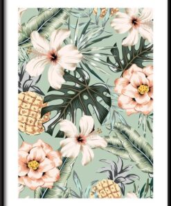 Plakát exotické listy