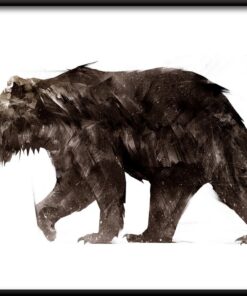 Malovaný medvěd plakát