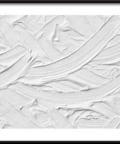 Bílá malovaná textura plakát