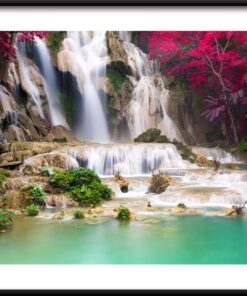 Plakát Water of Kuang Si Waterfall