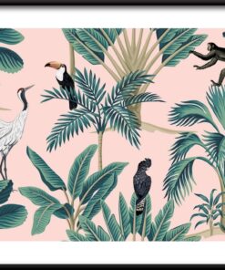 Plakáty s divokými zvířaty