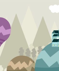 Fototapeta Cottage and Balloon