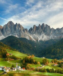 Fototapeta Horská vesnice
