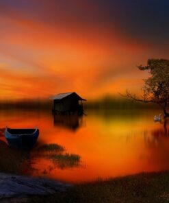 Fototapeta Malý dům na vodě