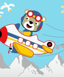 Fototapeta Teddy Bear in the Plane