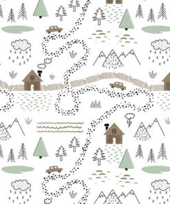 Fototapeta Mapa města