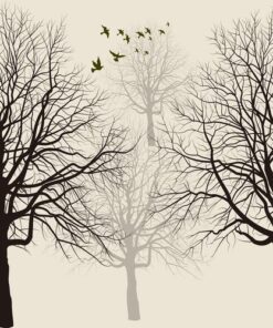 Fototapeta Linear Trees