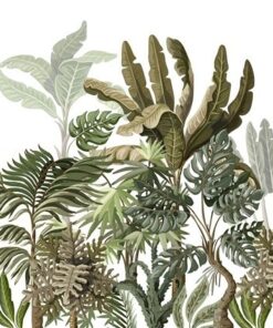 Nálepka na stěnu Tropické listy 7