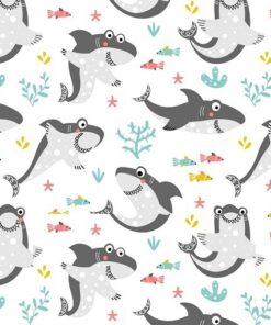 Nálepka Šťastní žraloci