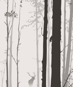 Fototapeta Forest ilustrace 3