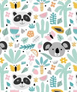 Fototapeta Pandy s kaktusy