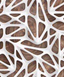 Fototapeta Bílé prolamované