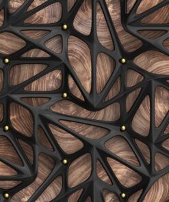 Fototapeta Černý prolamovaný