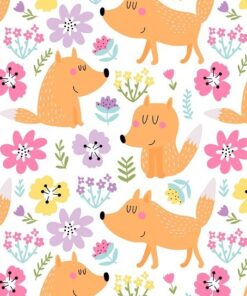 Fototapeta Happy Foxes 2