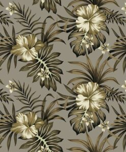 Samolepka na stěnu Tropické květiny 2