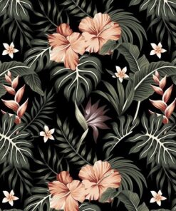 Fototapeta Růžový ibišek