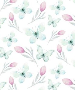 Fototapeta Motýli a tulipány