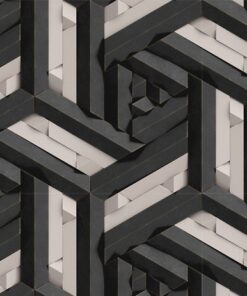 Fototapeta Černá a šedá 3D